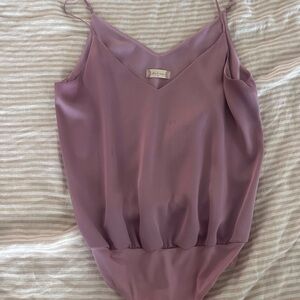 Altar'd State Soft Purple V-Neck Top